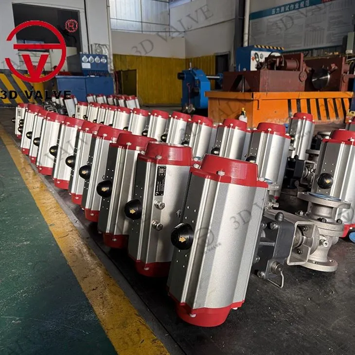 Pneumatischer Kugelhahn