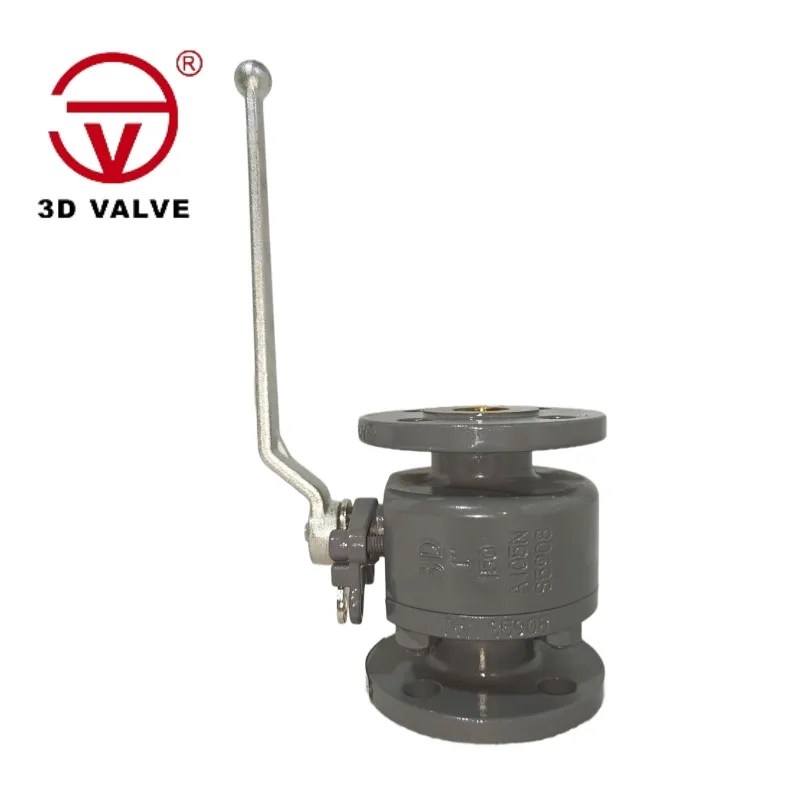 Two Piece Forged Steel Floating Flange Ball Valve